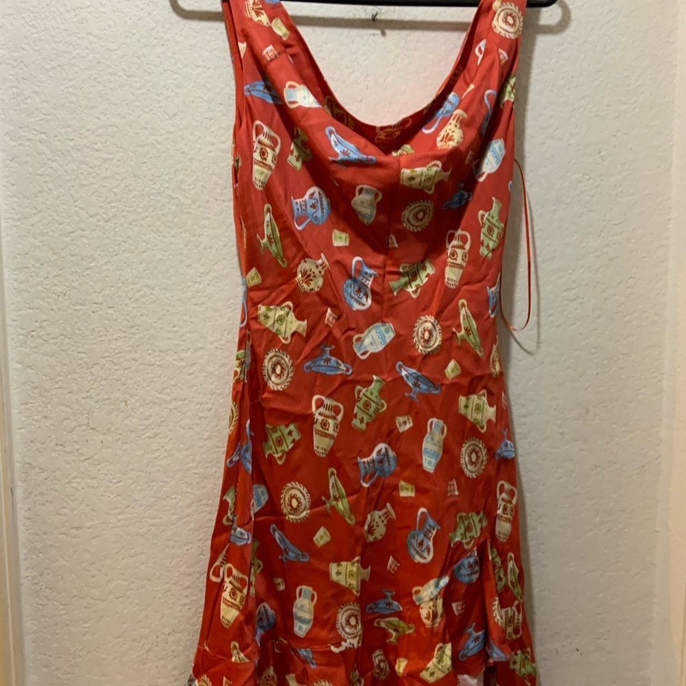 Nwt Kitri Layla Red Mini Printed Dress- Us Size 2 — image 5 of 8
